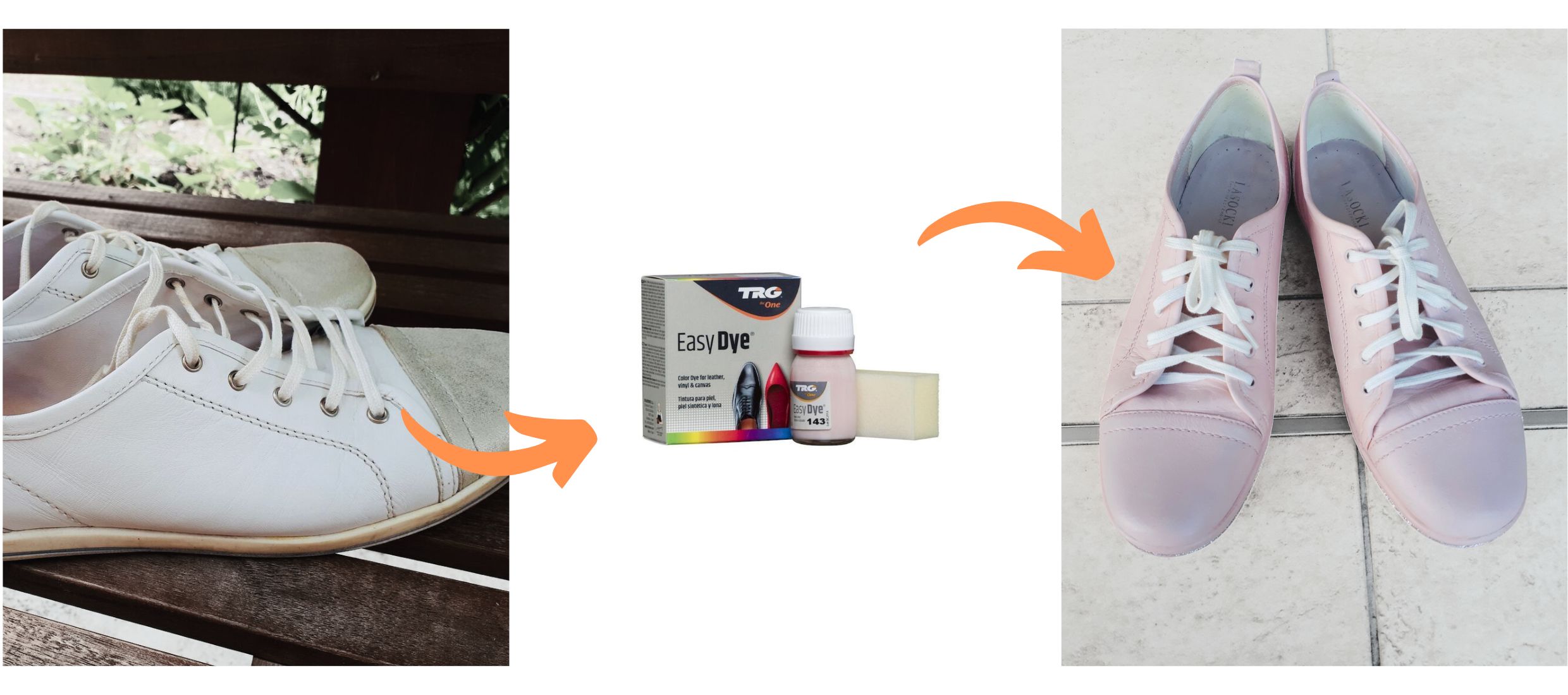 Różowa Farba do tenisowek Easy Dye TRG the One Mauve 143